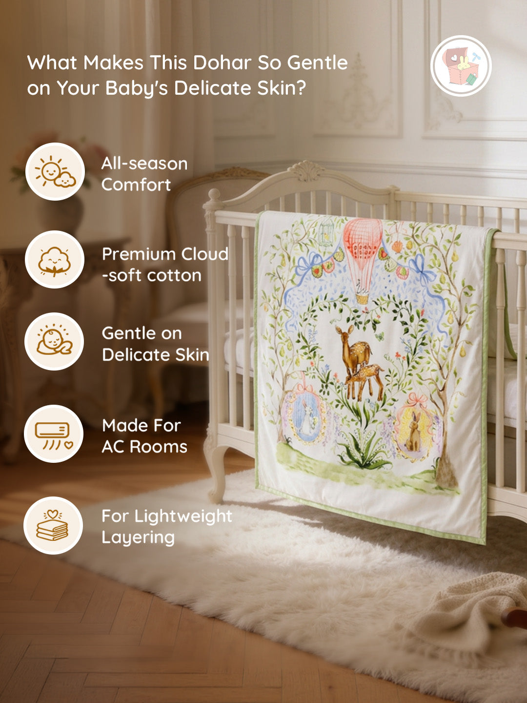 ENCHANTED DEER TOP SHEET