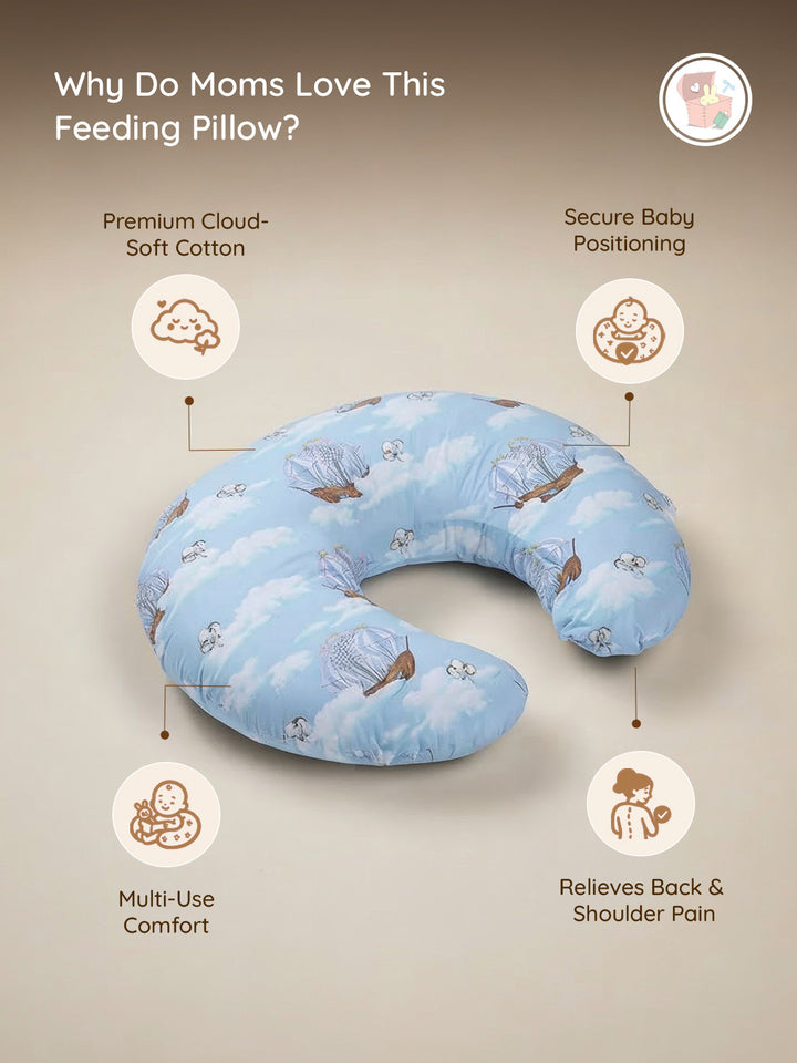 Baby Feeding Pillow - Carnival Carousel