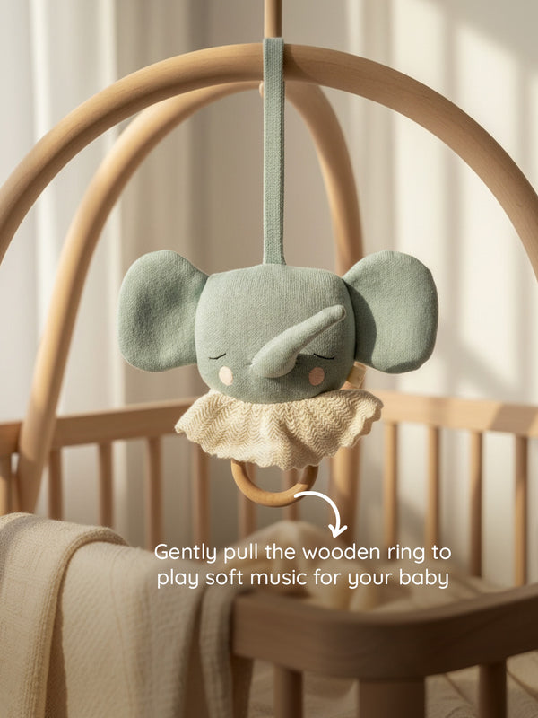 Elle The Elephant Musical Pull Toy
