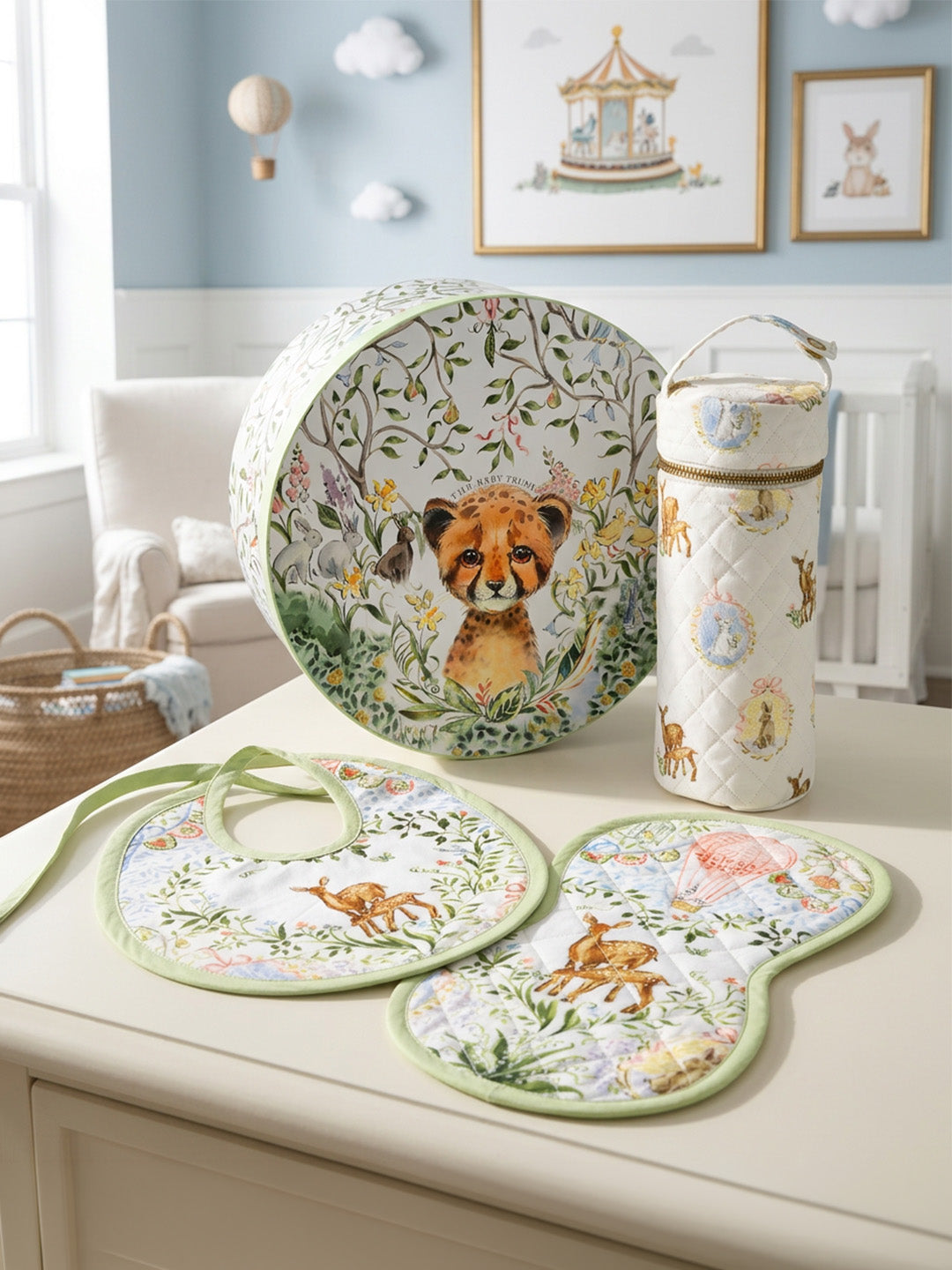 Newborn Feeding Essentials Gift Box (Set of 3) - ENCHANTED DEER