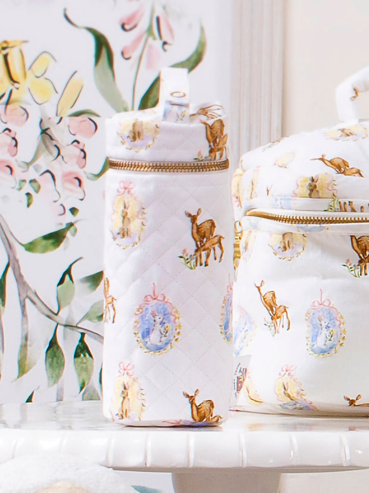 Enchanted Deer Soft Organic Cotton Bottle cover for your baby