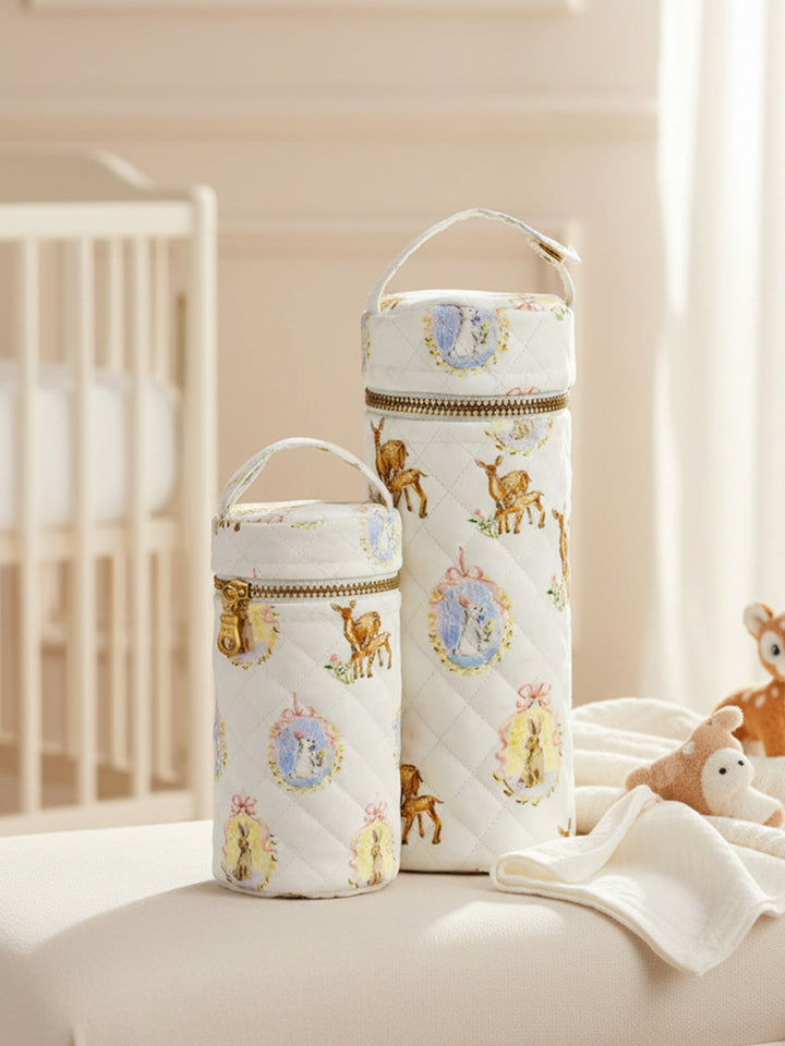 BABY & TODDLER BOTTLE COVER SET: ENCHANTED DEER SET OF 2