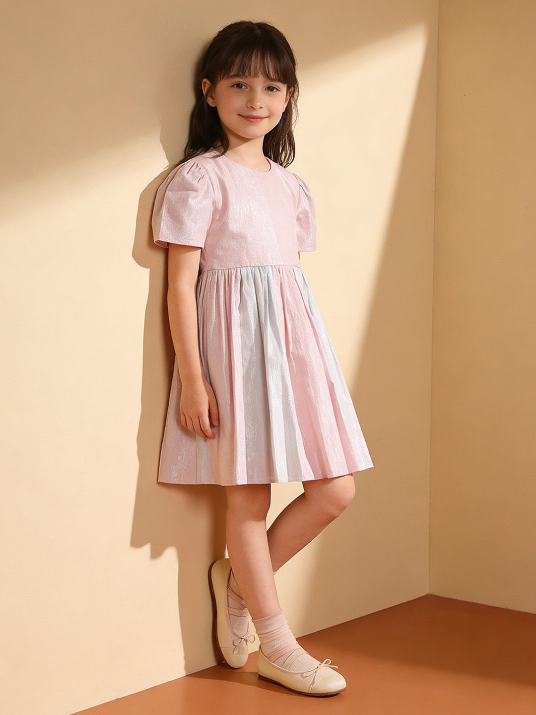 Baby Girl Pink & Silver Party Dress 0-10 years
