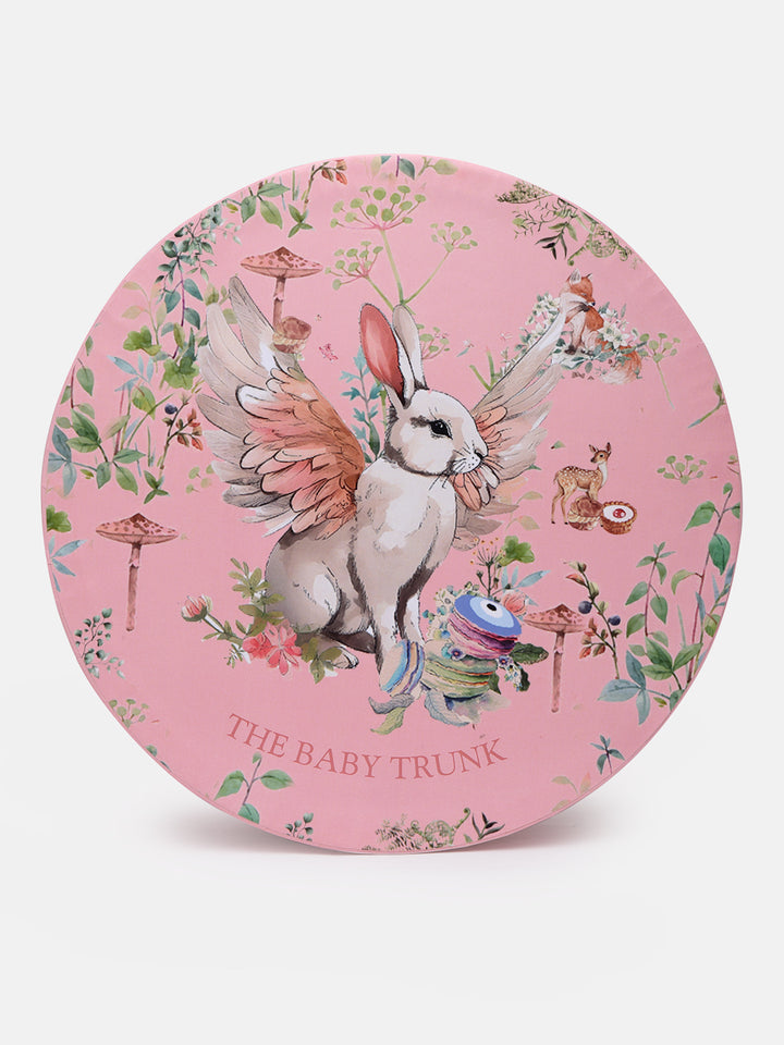 BLUSH BUNNY CIRCULAR BOX