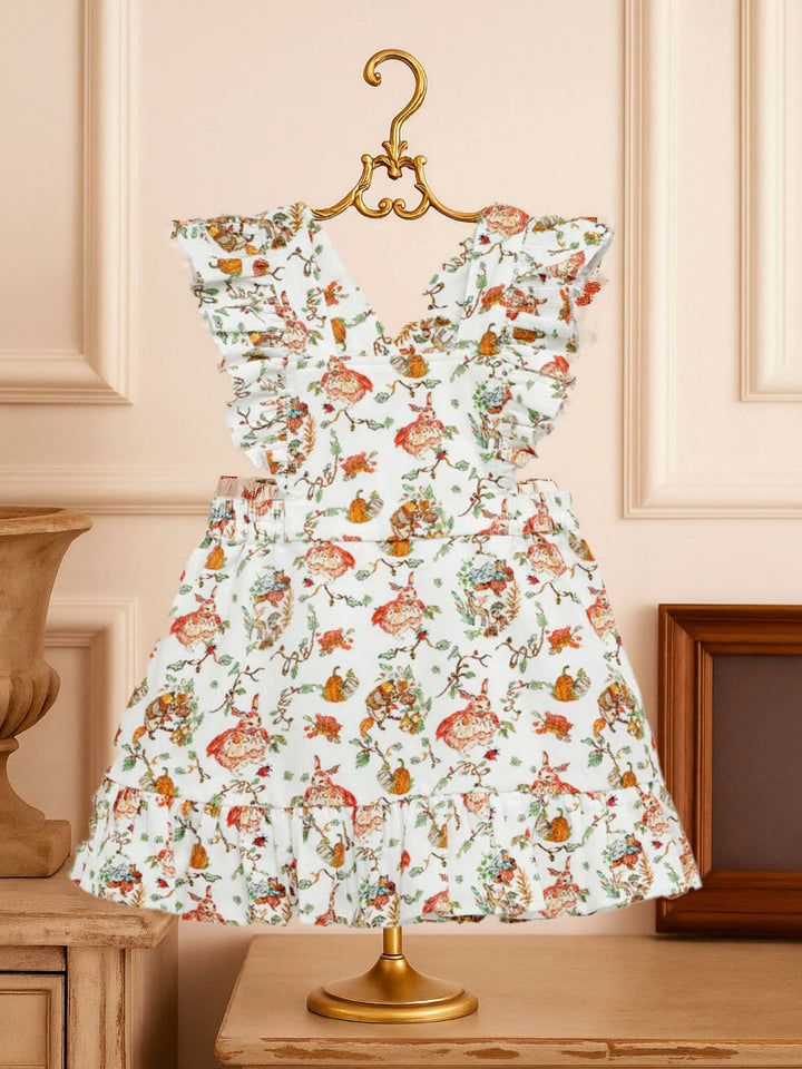 PINAFORE DRESS -RED RIDING HOOD