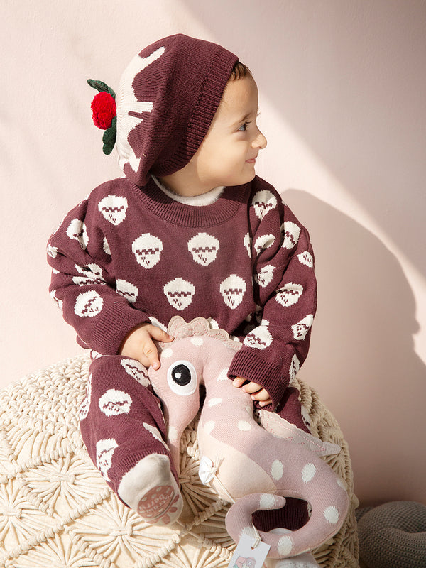 Knitted Winter Nuts Christmas Set of Five for your little one