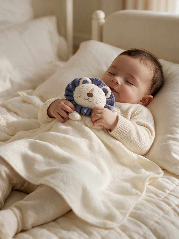 Cloudy The Lion Security Blanket & Cuddle Companion