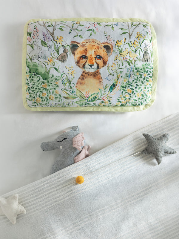 Baby Head Shaping Organic Mustard Seed Pillow - Little Leo