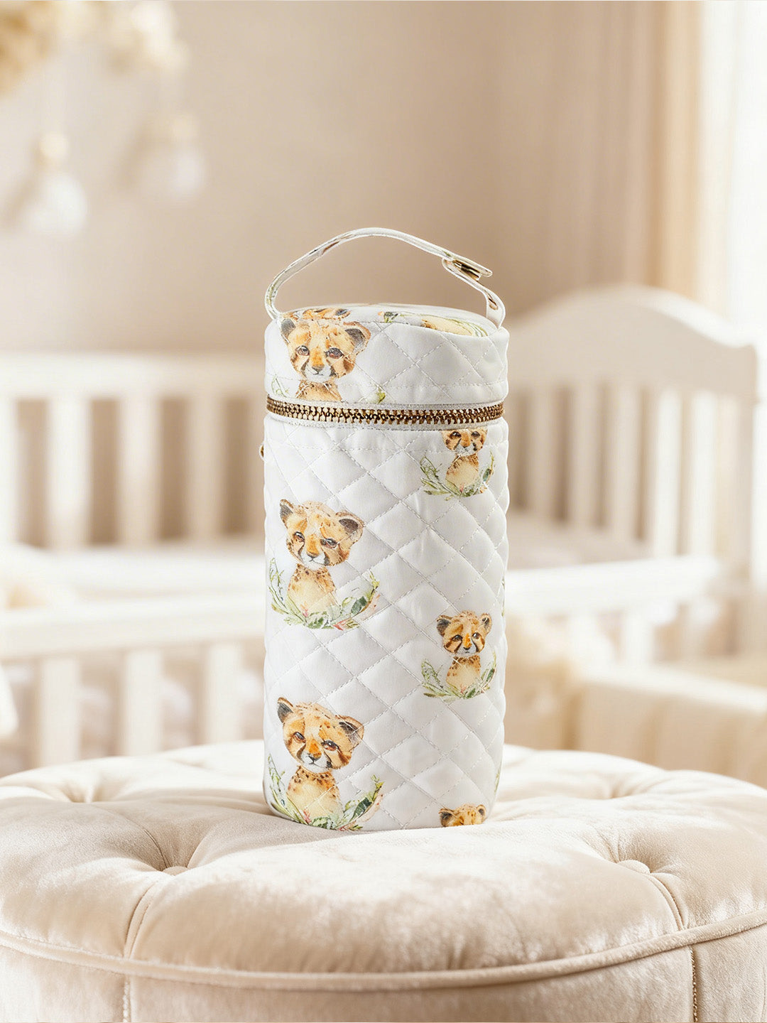BABY & TODDLER BOTTLE COVER SET: LITTLE LEO SET OF 2