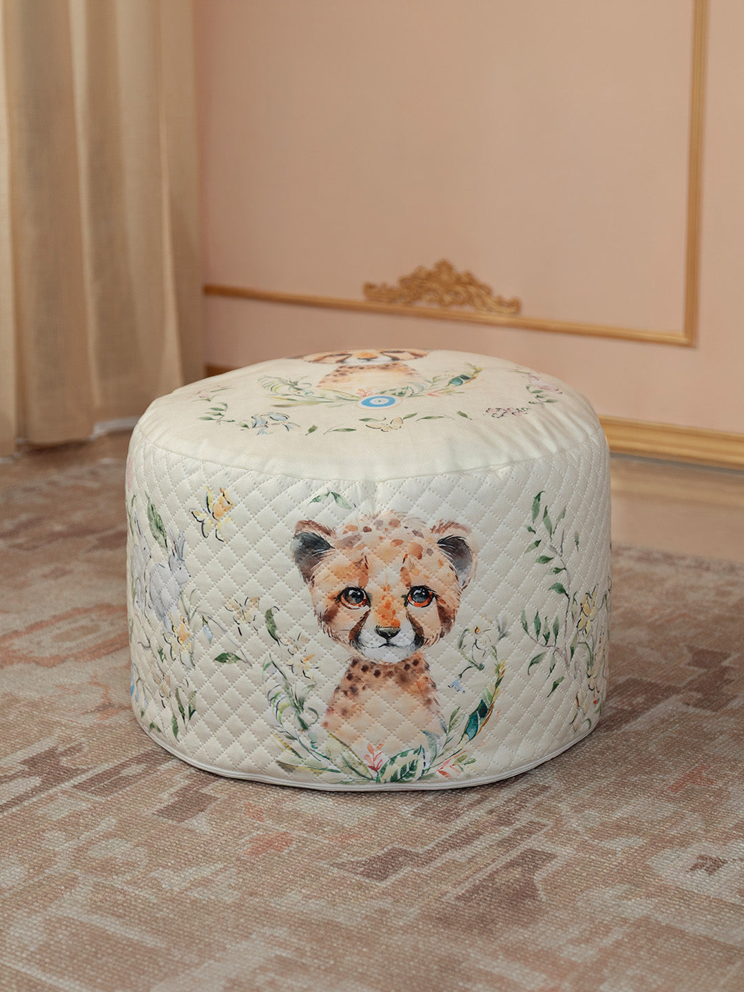 Plush Pouffe - Little Leo