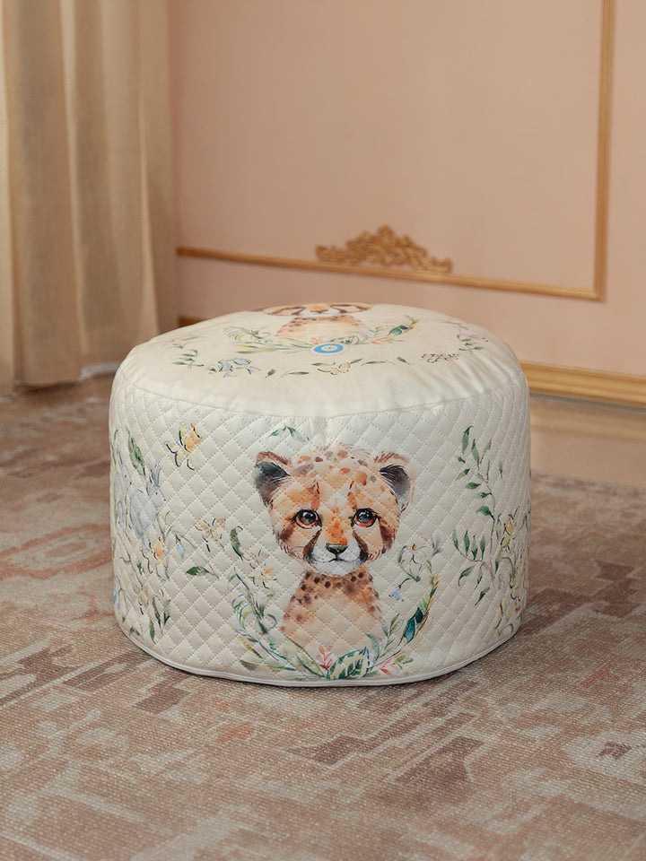 Plush Pouffe - Little Leo