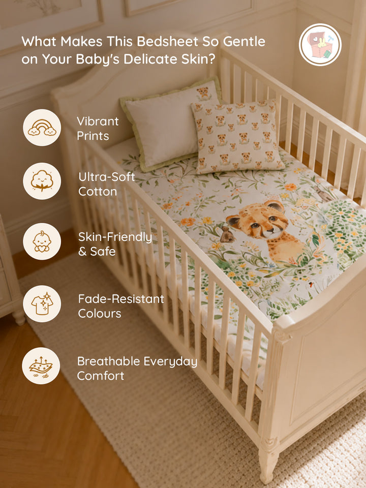 Little Leo Bedsheet Set and Pillow Covers