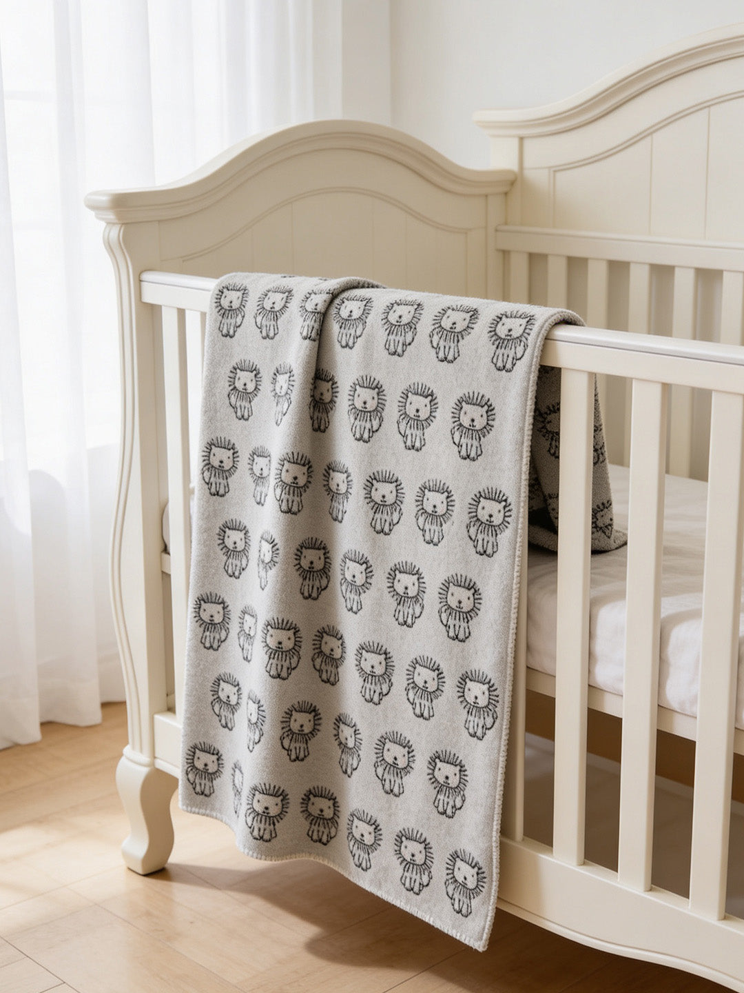 Little Lion Cotton Baby Blanket