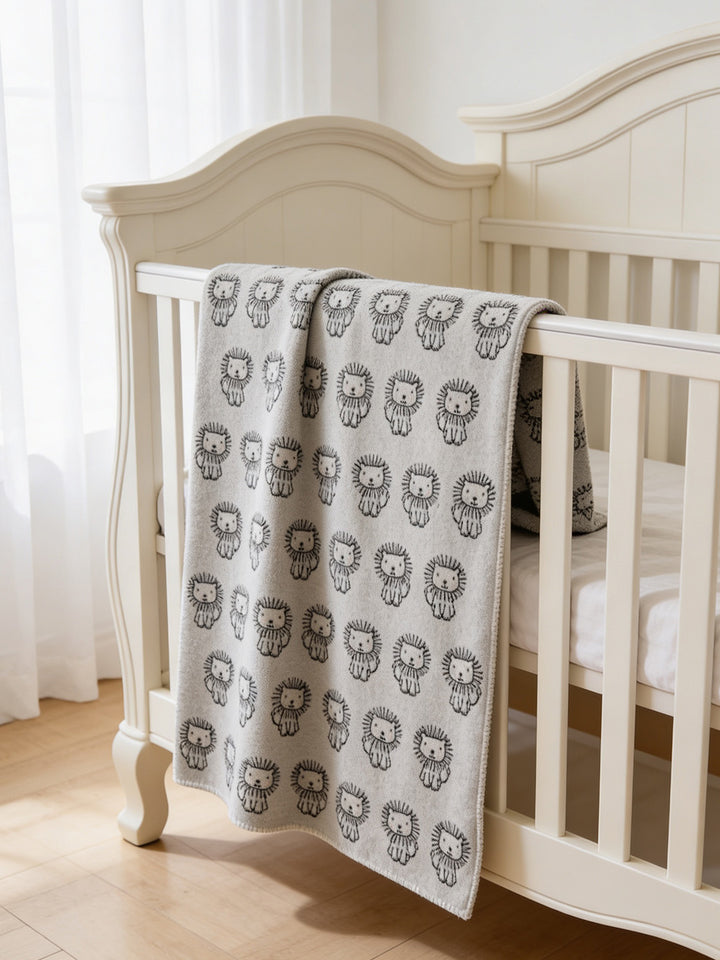 Baby & Toddler Cotton Blanket - Little Lion