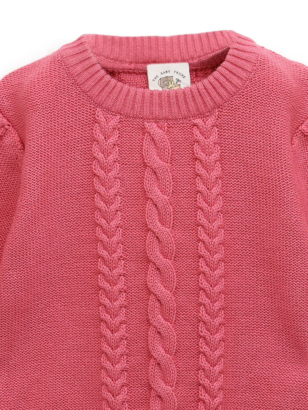 Cable Round Neck Sweater