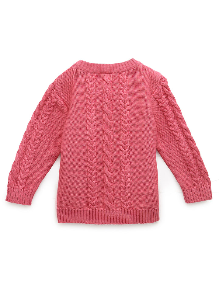 Cable Round Neck Sweater