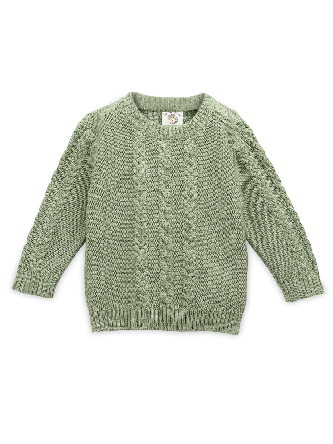 Cable Round Neck Sweater