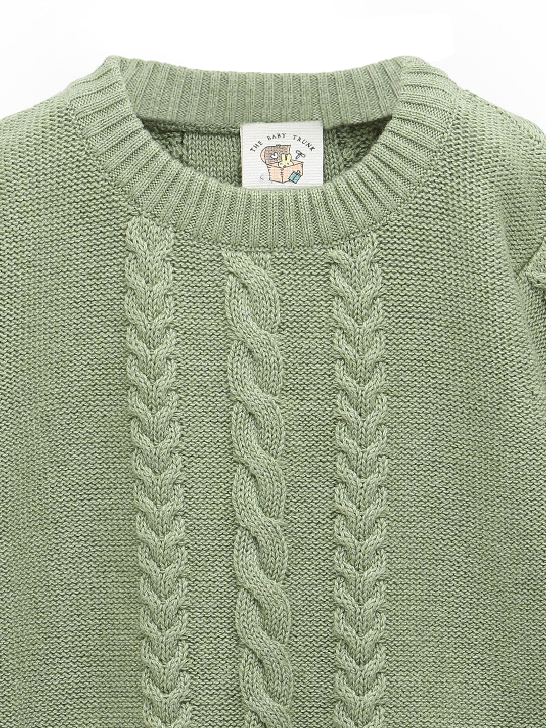 Cable Round Neck Sweater