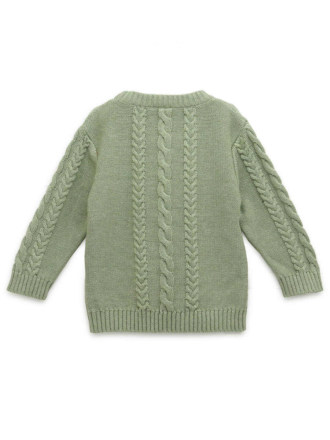 Cable Round Neck Sweater
