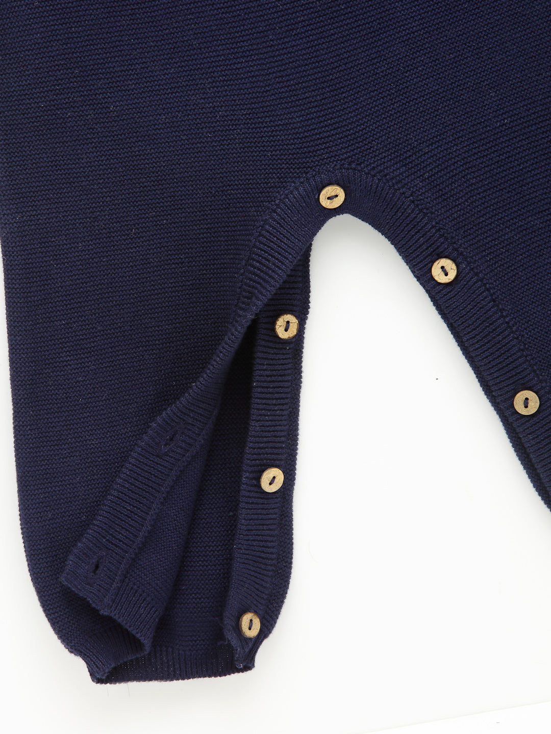 Navy Knitted Star Romper