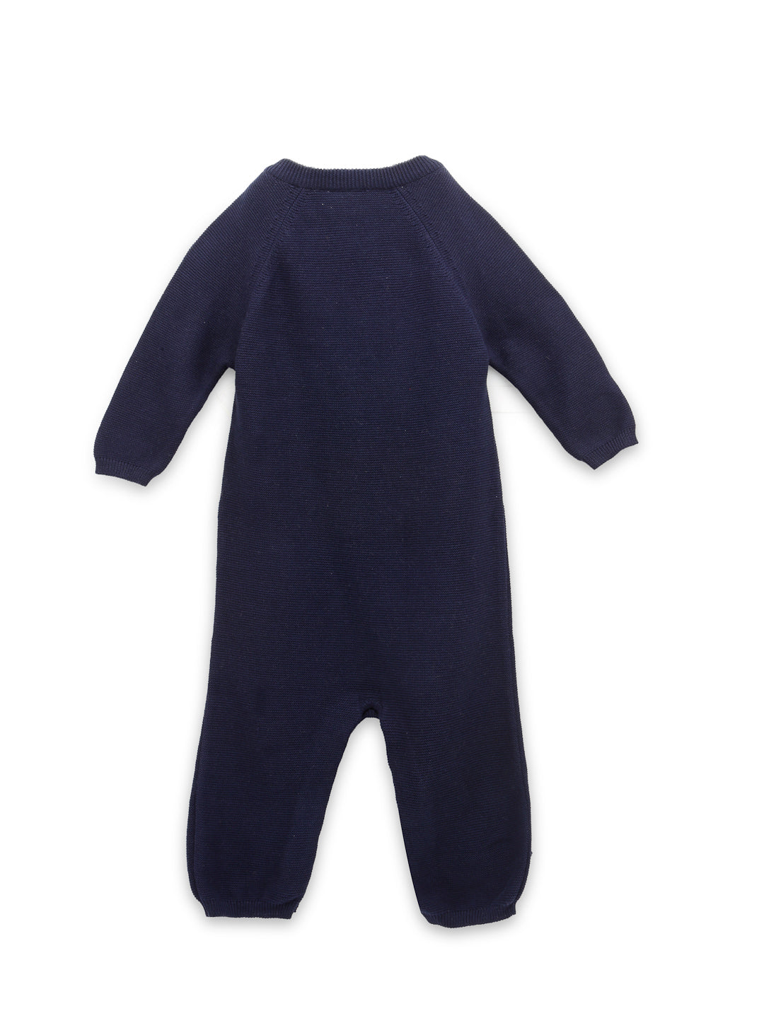 Navy Knitted Star Romper
