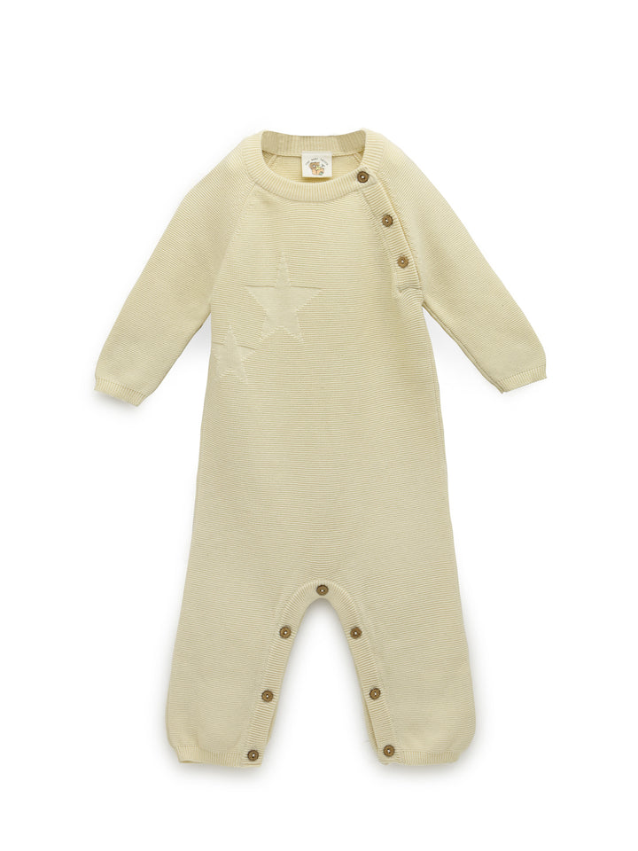 Off-White Knitted Star Bodysuit