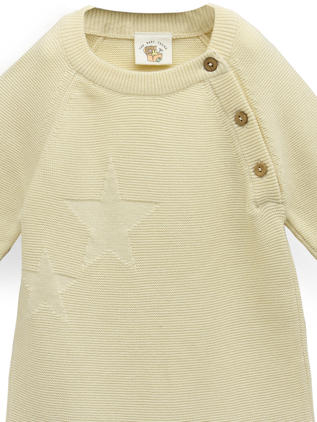 Off-White Knitted Star Bodysuit