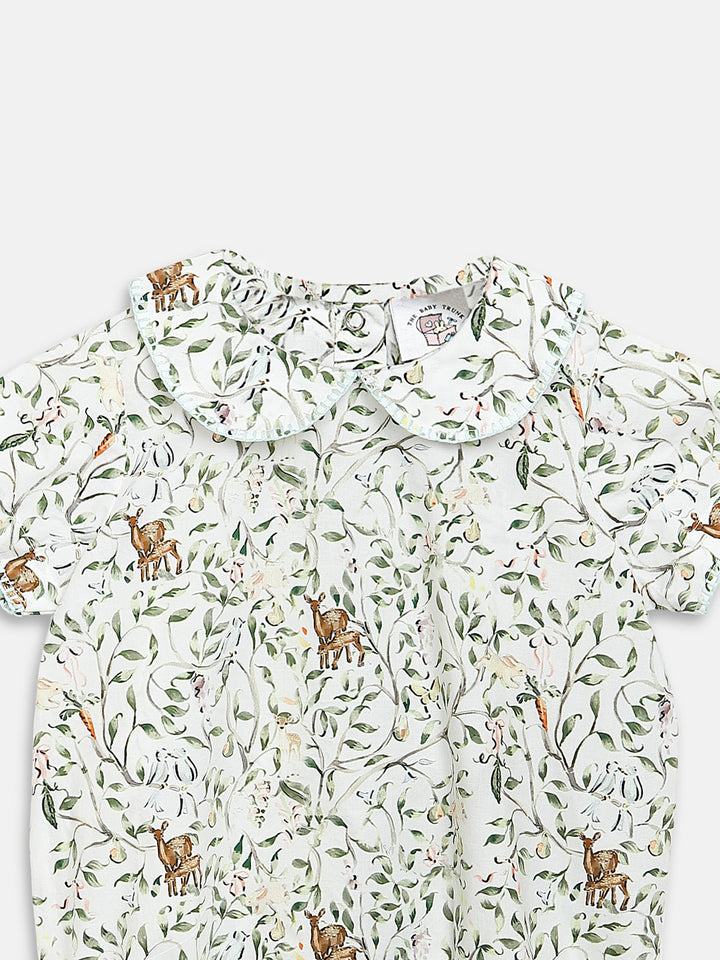 Enchanted Deer Newborn Onesie  - Supima Cotton