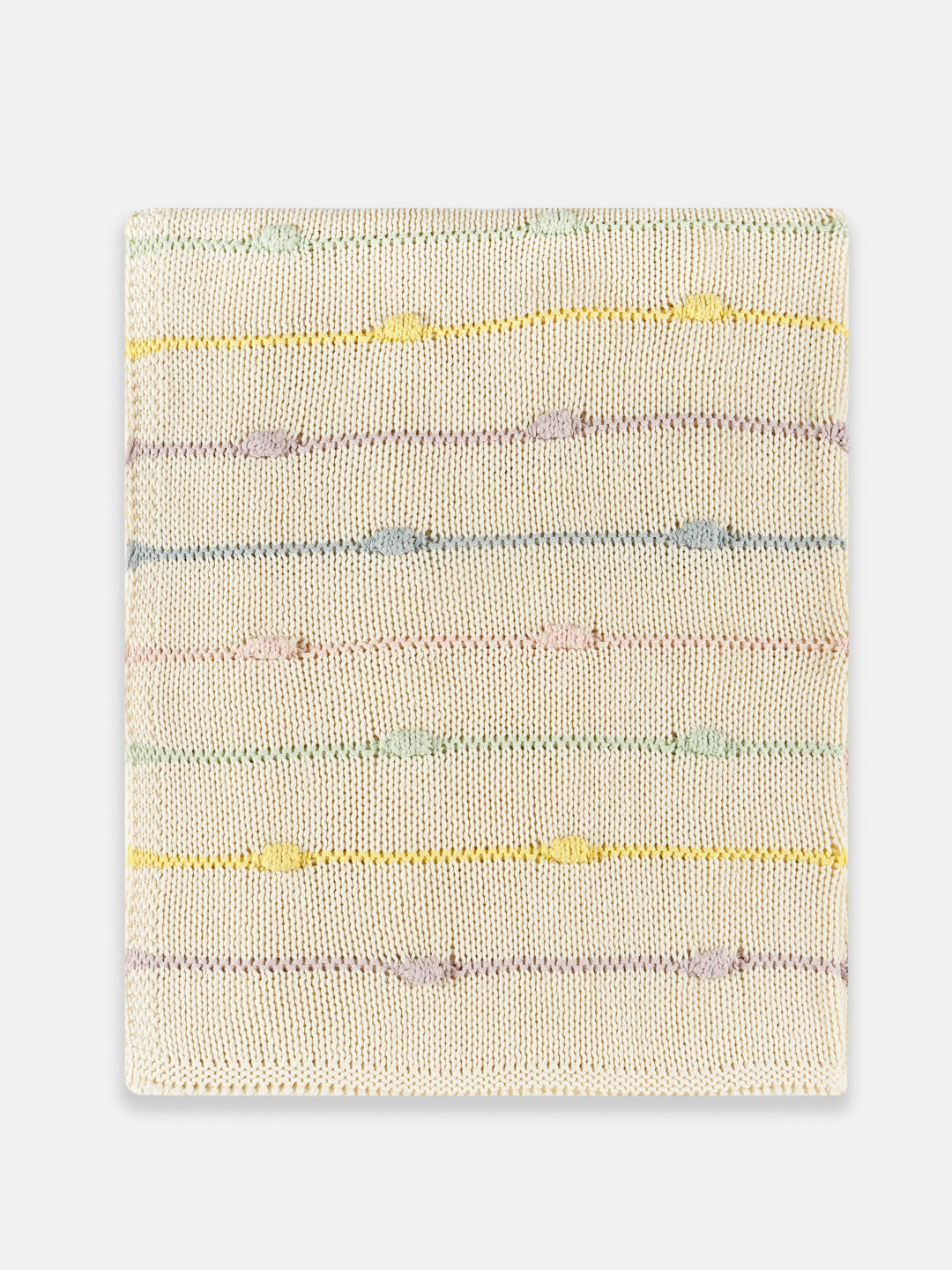 Organic Rainbow & Dots Baby Blanket Set
