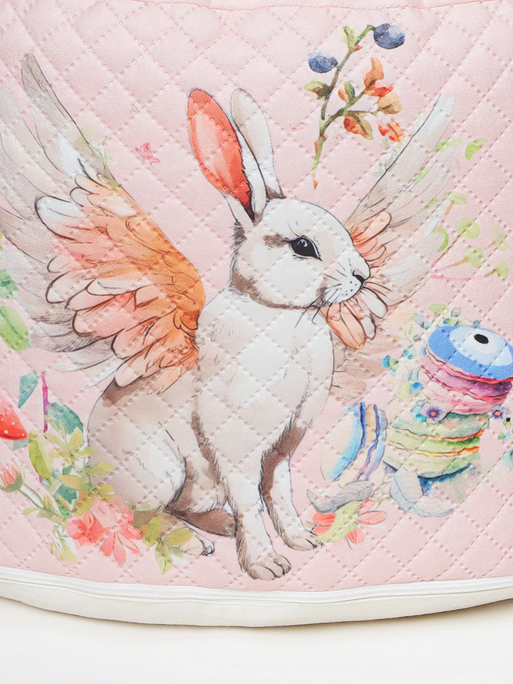 Plush Pouffe - Blush Bunny