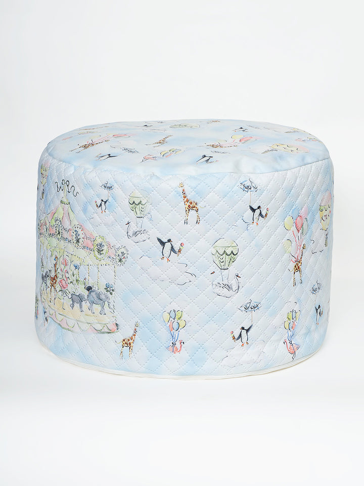 Plush Pouffe - Carnival Carousel