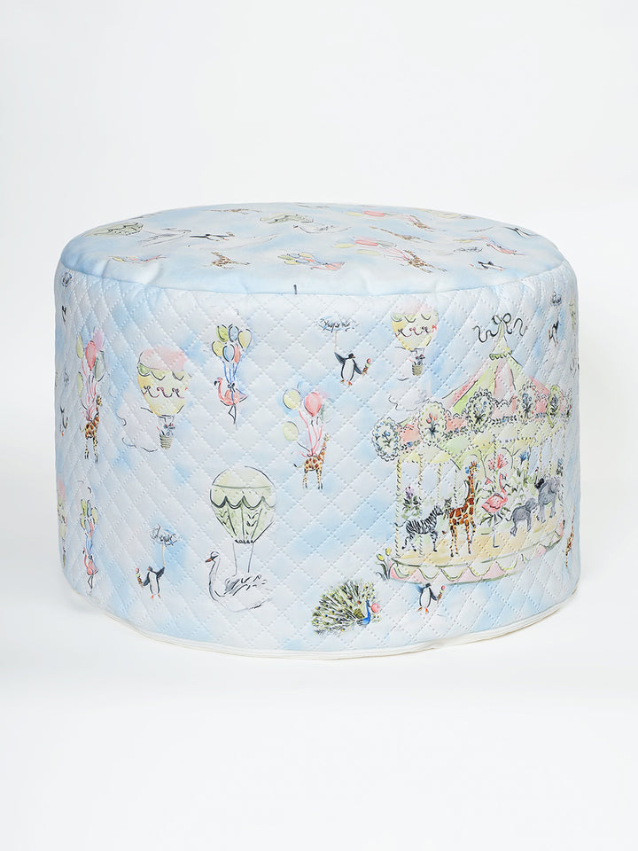 Plush Pouffe - Carnival Carousel