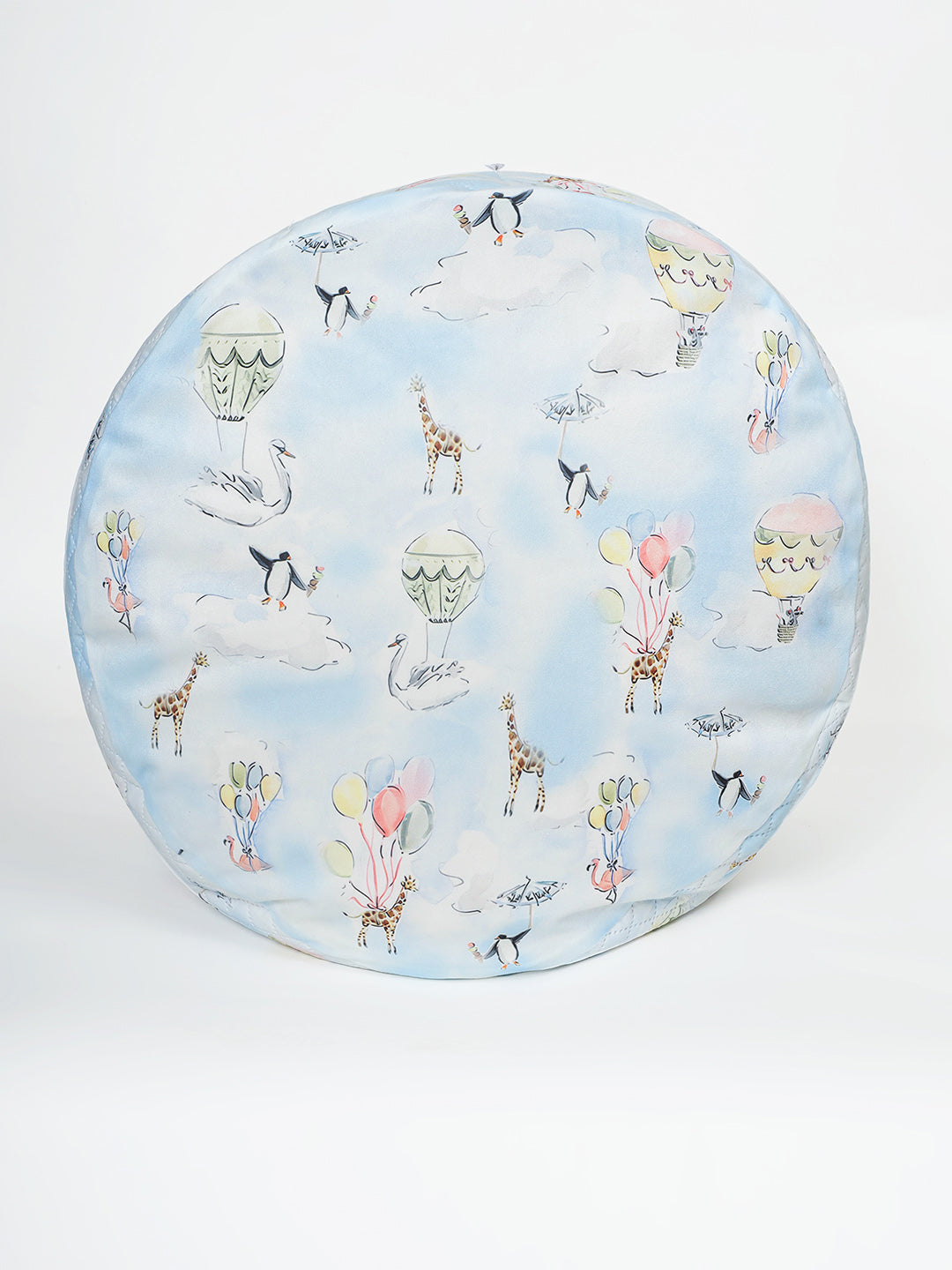 Plush Pouffe - Carnival Carousel