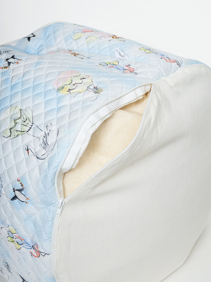 Plush Pouffe - Carnival Carousel