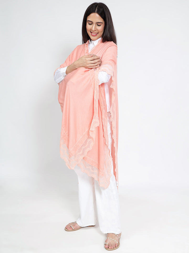 Peach Nectar Feeding Wrap – Soft Cotton Nursing Cover