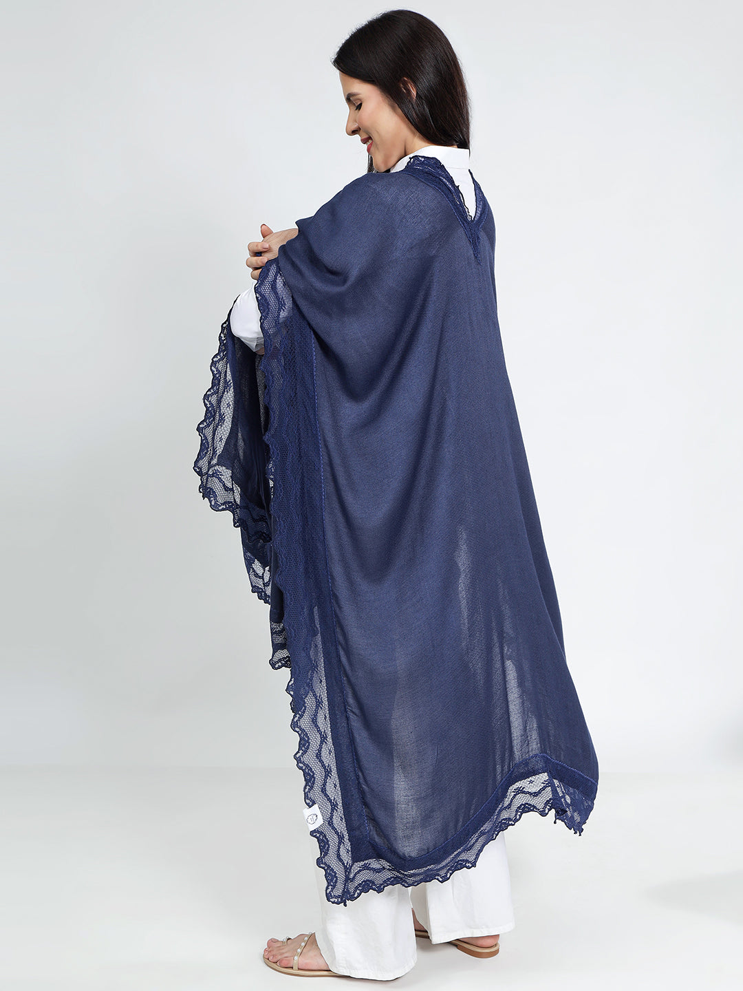 Midnight Bloom Feeding Wrap – Soft Nursing Cover
