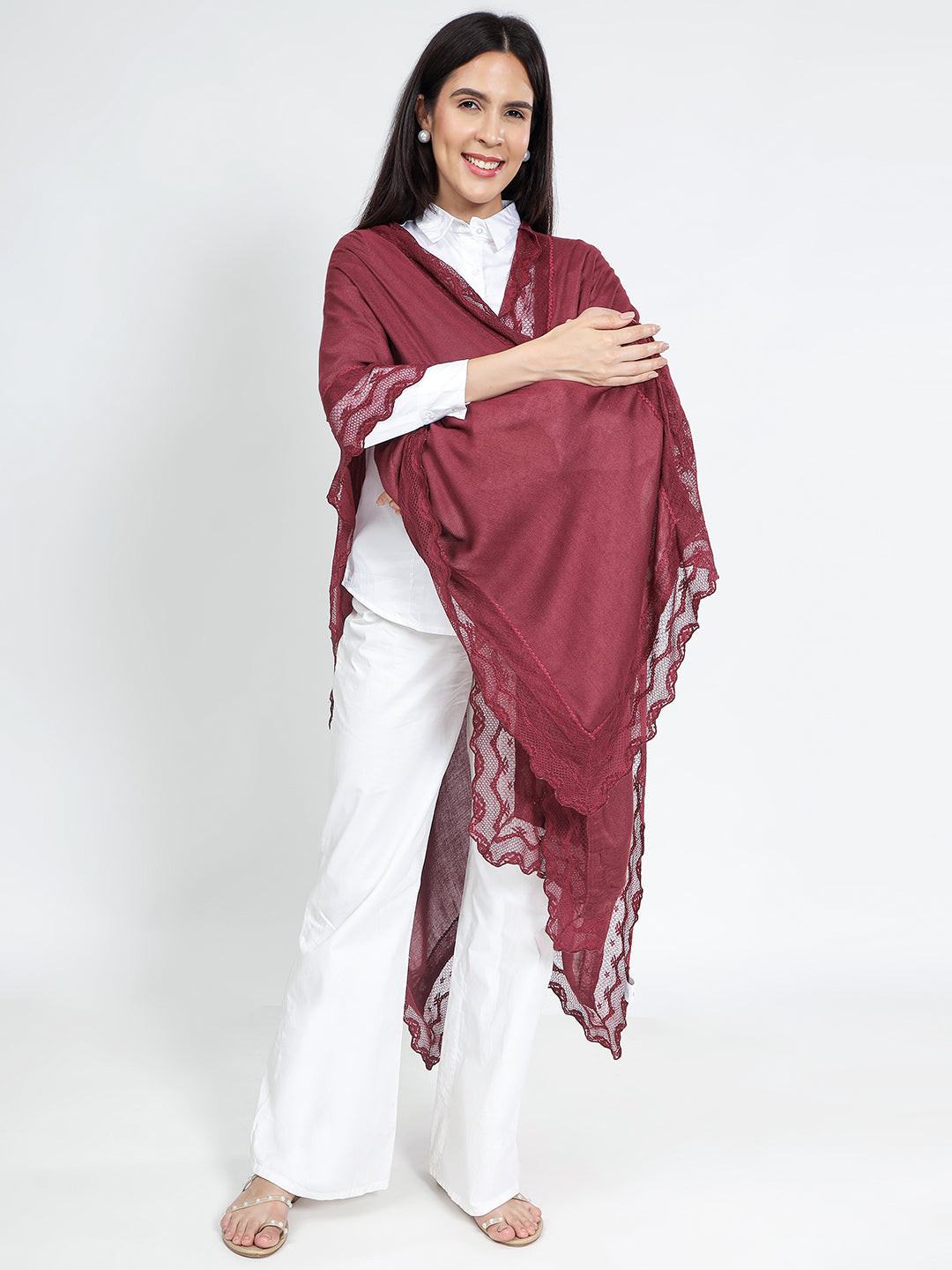 Ruby Feeding Wrap – Elegant Breastfeeding Cover
