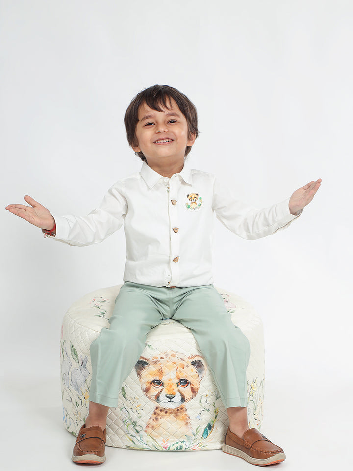 Plush Pouffe - Little Leo