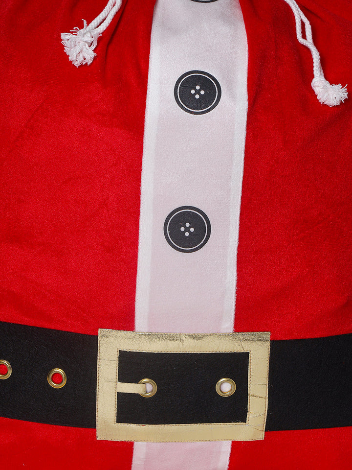 Santa Christmas Large Red Sack Bag