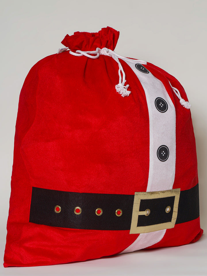 Santa Christmas Large Red Sack Bag