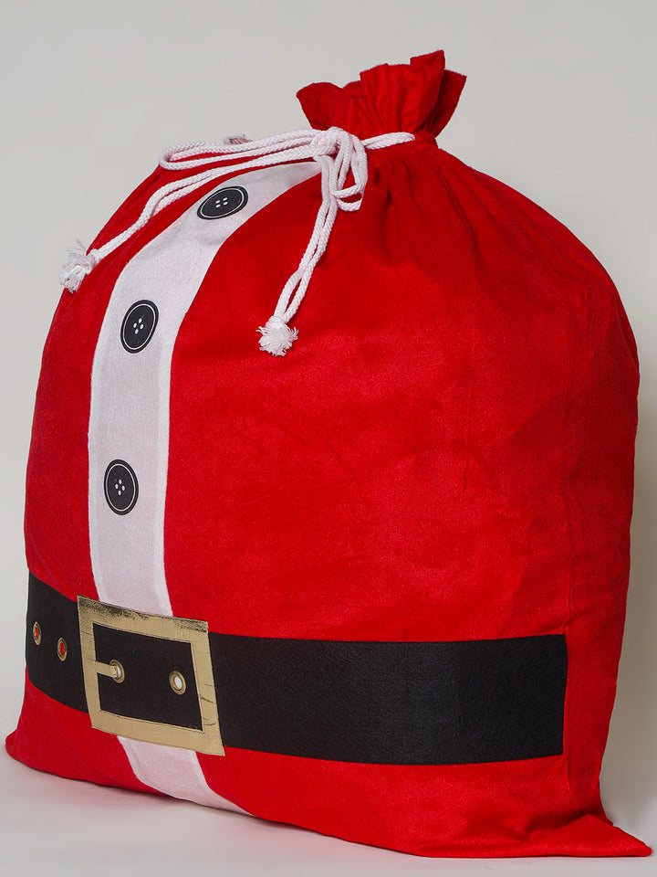 Santa Christmas Large Red Sack Bag