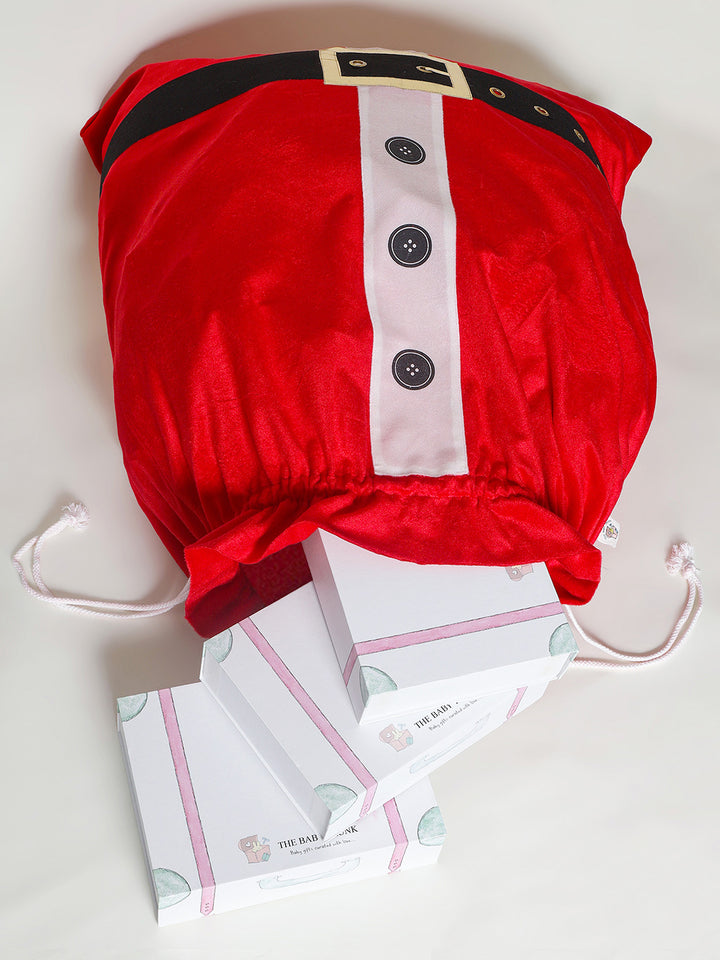 Santa Christmas Large Red Sack Bag
