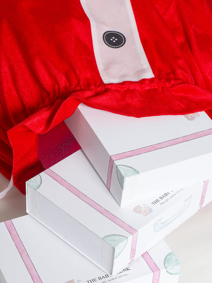 Santa Christmas Large Red Sack Bag