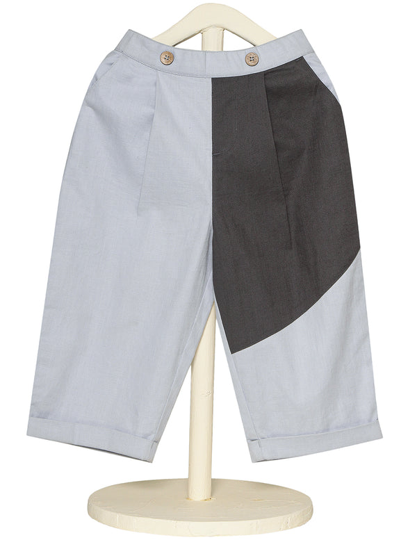 Unisex Kids Colorblock Casual Pants