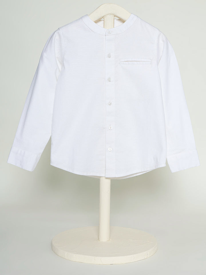 Band Collar Shirt