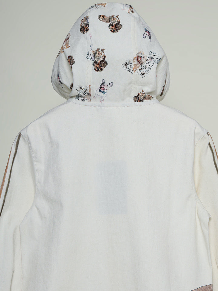 Friendly Dog Printed Shacket