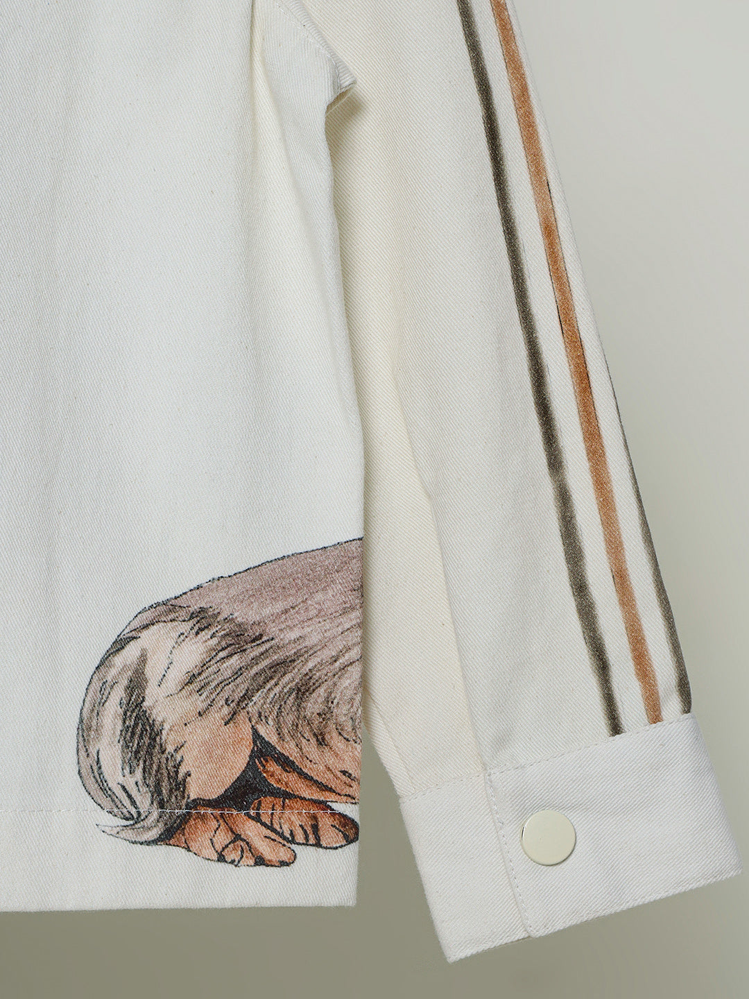 Friendly Dog Printed Shacket