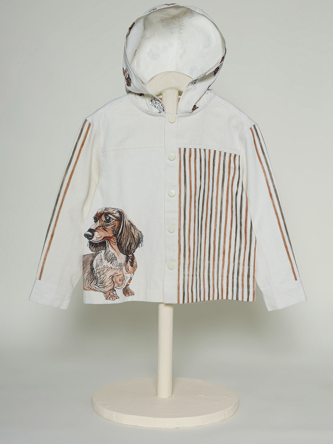 Friendly Dog Printed Shacket