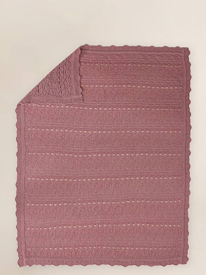 Blushing Peony Baby Blanket