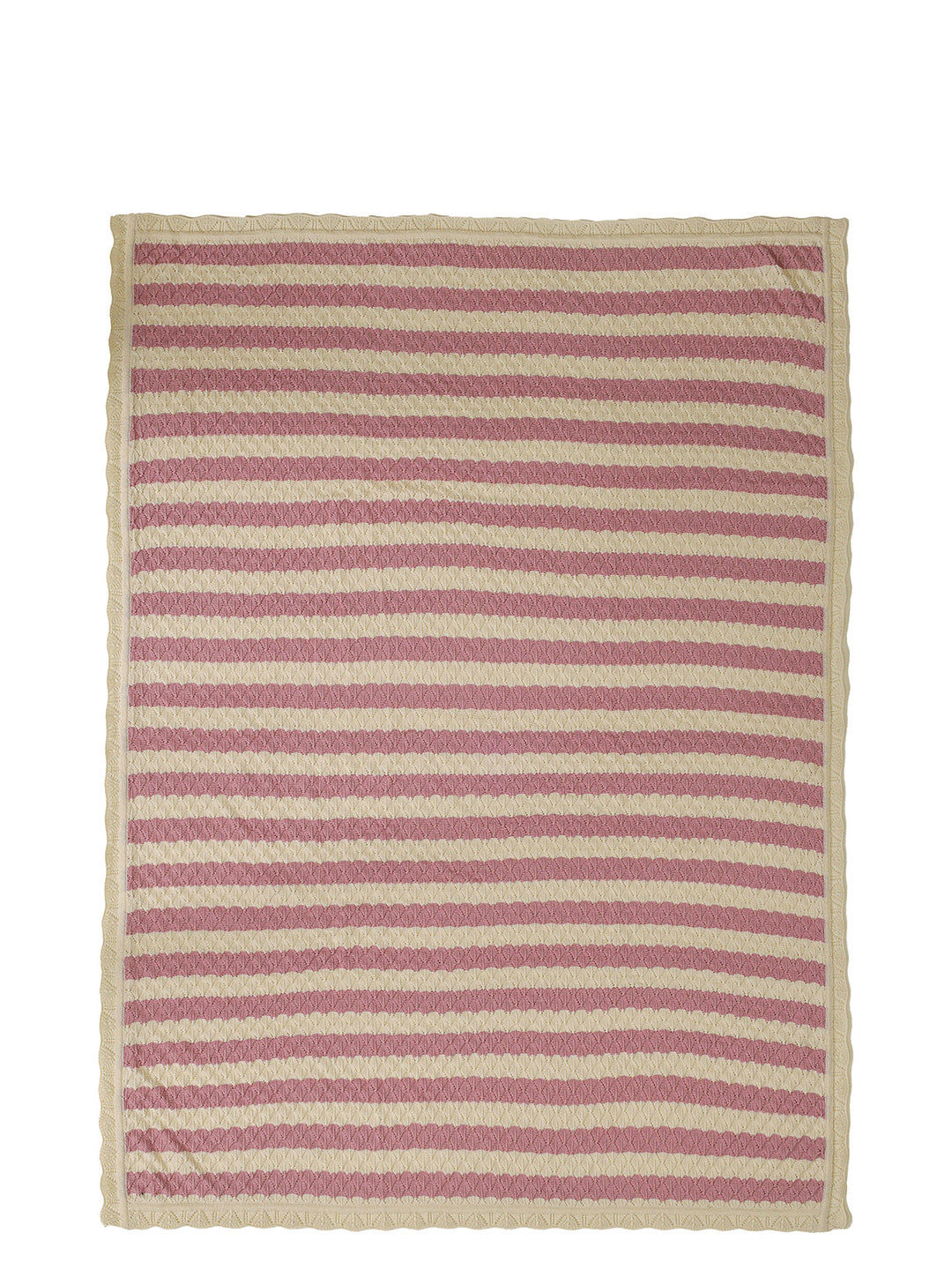 Rosy Dreams Stripe Baby Blanket